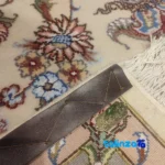 Reza Handwoven Rug Turkmen Design Aliya border and finishing (Edge view)