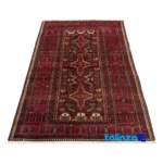 Edge view of Baloch Handmade Carpet Unique Design border and finishing