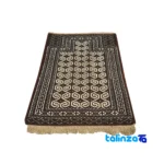 Edge view of Handwoven Carpet NKP.TO.15 Traditional Design 120x80 cm border and finishing