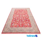 C Persia Handwoven Rug Elegant Design 290 x 197 - Corner detail showing binding and edges