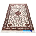 C Persia Handwoven Rug Elegant Design - Edge view showing border and finishing