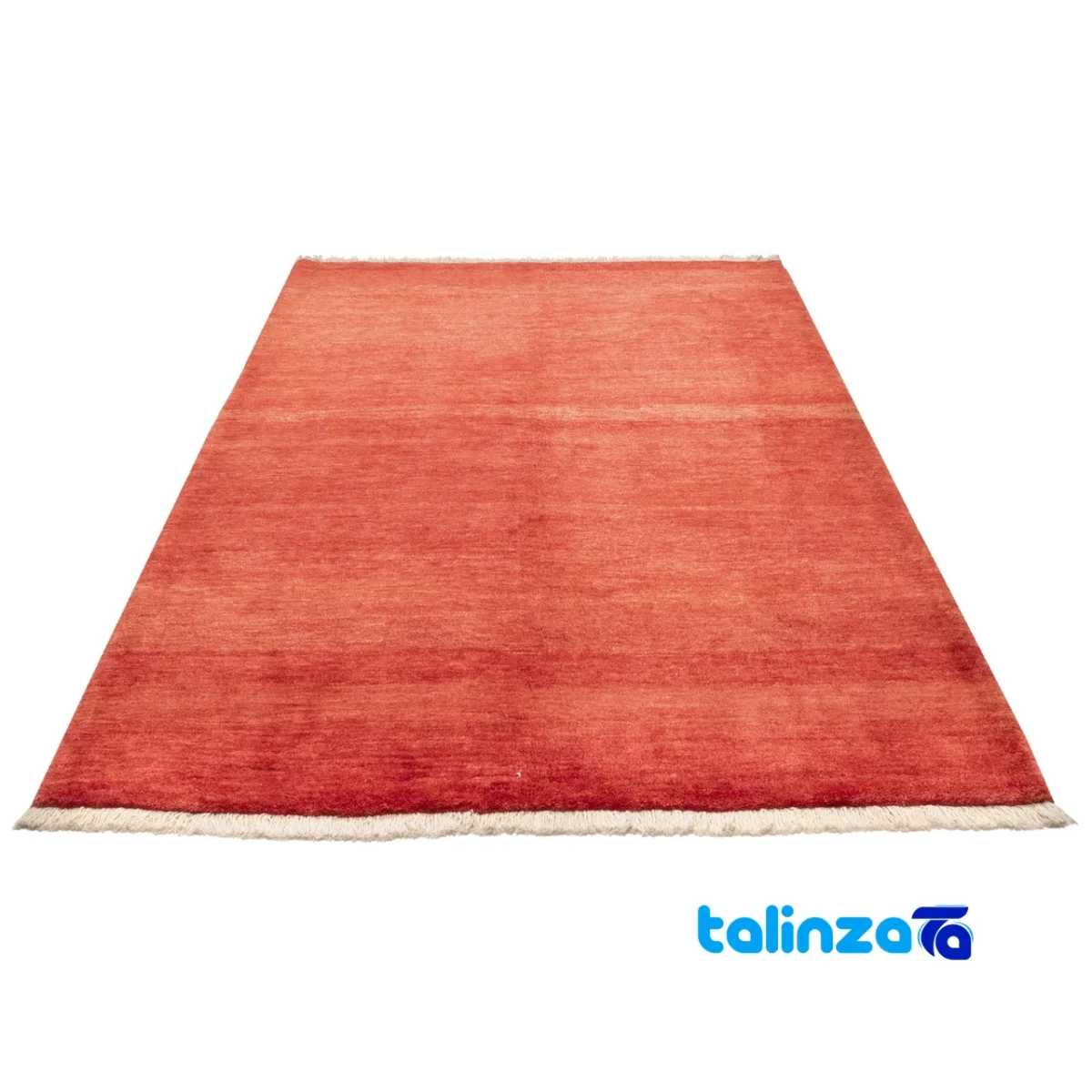 Si Persia Handwoven Carpet Elegant Red Design binding and edges (Corner detail)