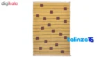 C Persia Handwoven Rug Geometric Design - Edge view showing border and finishing