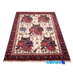 Cypress Persian Handwoven Rug Stunning Design - Edge view showing border and finishing