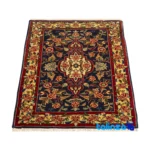 Bijar Handwoven Rug Unique Design - Edge view showing border and finishing
