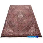 C Persia Handwoven Carpet Red binding and edges (Corner detail)