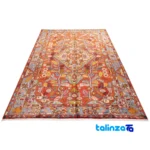 C Persia Handwoven Rug Elegant Design - Edge view showing border and finishing