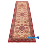 Si Persia Handwoven Runner Beige 310 x 81 finish and material detail view)