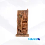 Arch Niches Wooden Sculpture Wood - Detail view showing finish and material