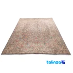 Corner detail of C Persia Handwoven Rug 11m2 Elegant Design 385x290x1 cm binding and edges
