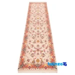 Cypress Handwoven Runner Cream finish and material detail view)