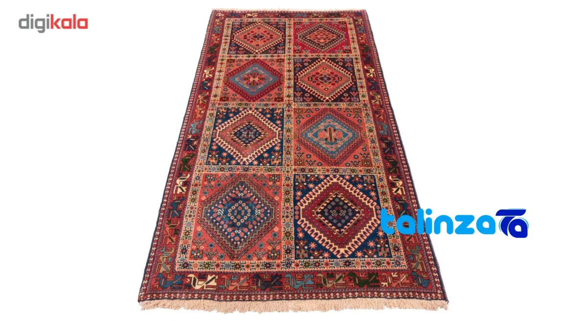 C Persia Handwoven Carpet Unique Design border and finishing (Edge view)
