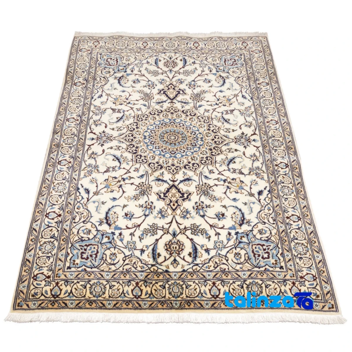 Persia Handwoven Rug One Meter Unique Design border and finishing (Edge view)