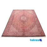 C Persia Handwoven Rug Luxurious Design - Corner detail showing binding and edges