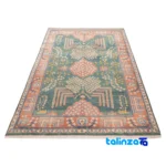 C Persia Handwoven Rug Elegant Design 296 x 194 - Corner detail showing binding and edges