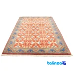 Si Persia Handwoven Rug Luxurious Red binding and edges (Corner detail)