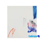 Reza Najafi Expressionist Oil Painting Canvas Artwork - Detail view showing finish and material