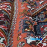 Iliati Handwoven Carpet 6 Meters - Edge view showing border and finishing