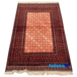 Persia Handwoven Rug Rectangular Luxurious Design binding and edges (Corner detail)
