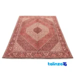 Cypress Persian Handwoven Rug Red border and finishing (Edge view)