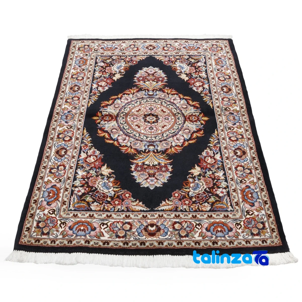 Persia Handwoven Rug Unique Design border and finishing (Edge view)