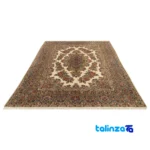 Karaman Handwoven Rug Elegant Design border and finishing (Edge view)