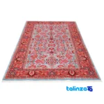 C Persia Handwoven Rug Model 179944 Blue Background binding and edges (Corner detail)