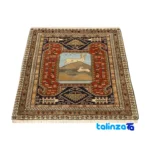 Persian Handwoven Rug Set - Traditional Design border and finishing (Edge view)