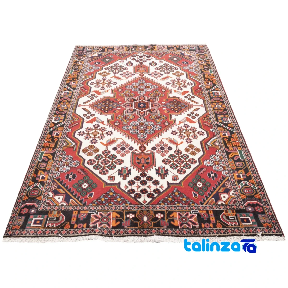 C Persia Handwoven Rug Elegant Design border and finishing (Edge view)