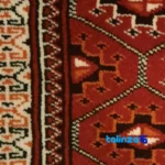 Corner detail of Handwoven Carpet NKP.TO.23 Traditional Design binding and edges