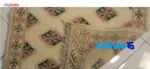 Narminkasa Handwoven Carpet Turkmen Design 120 x - Corner detail showing binding and edges