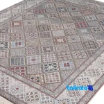 Nain Handwoven Rug 7. Traditional Design - Edge view showing border and finishing