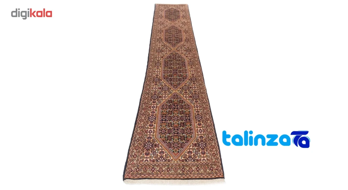 Si Persia Handwoven Runner Fish Design Cream - Detail view showing finish and material