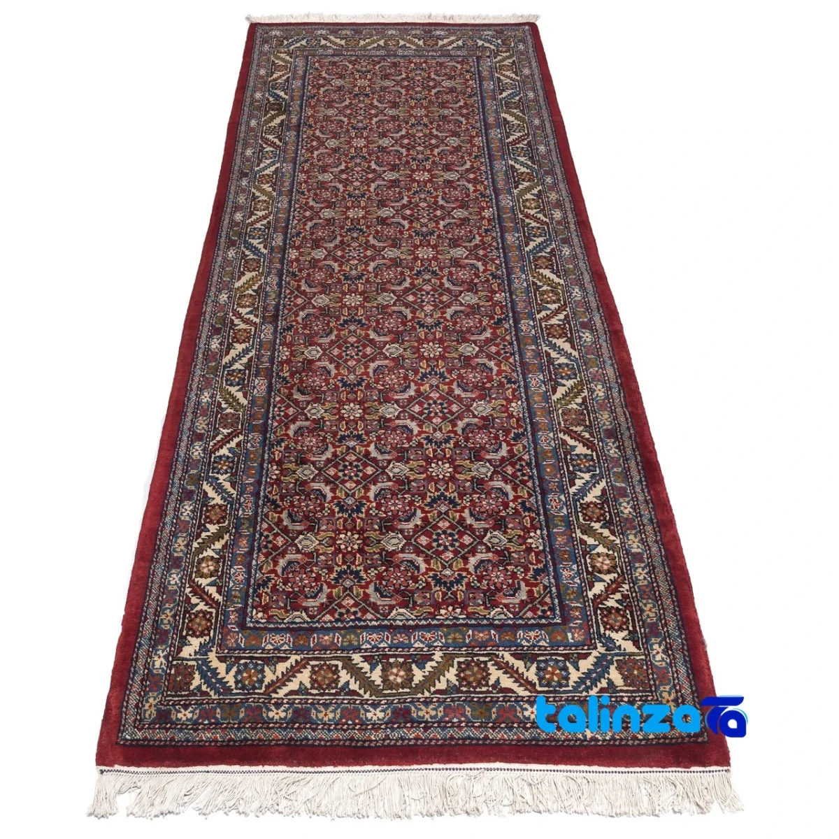 Si Persia Handwoven Runner Rug Stunning Design binding and edges (Corner detail)
