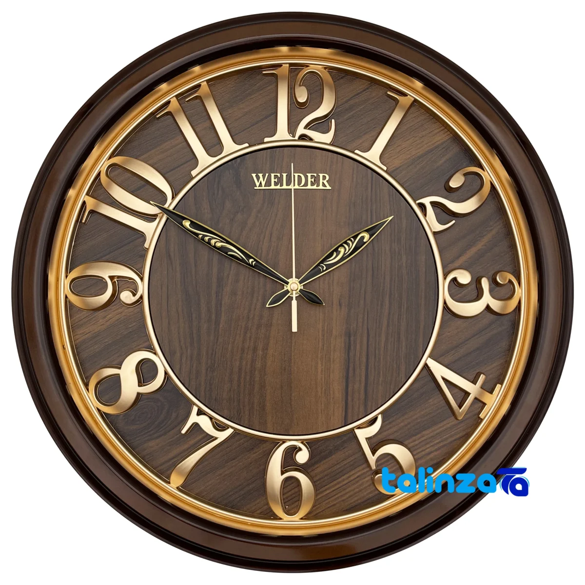 Wilder Quartz Wall Clock Model 530 - Detail view showing movement and rear mount