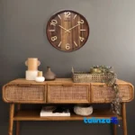 Welder Wall Clock A-605 Stylish Design Quartz back panel and hook (Mounting detail)