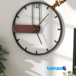 LS Wall Clock Elegant Design Classic Style - Mounting detail showing back panel and hook