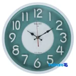 Detail view of Waldor Wall Clock N6 Stylish Design movement and rear mount