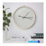 IKEA Wall Clock Model 408 Stylish Design 42x42x5 mm back panel and hook (Mounting detail)