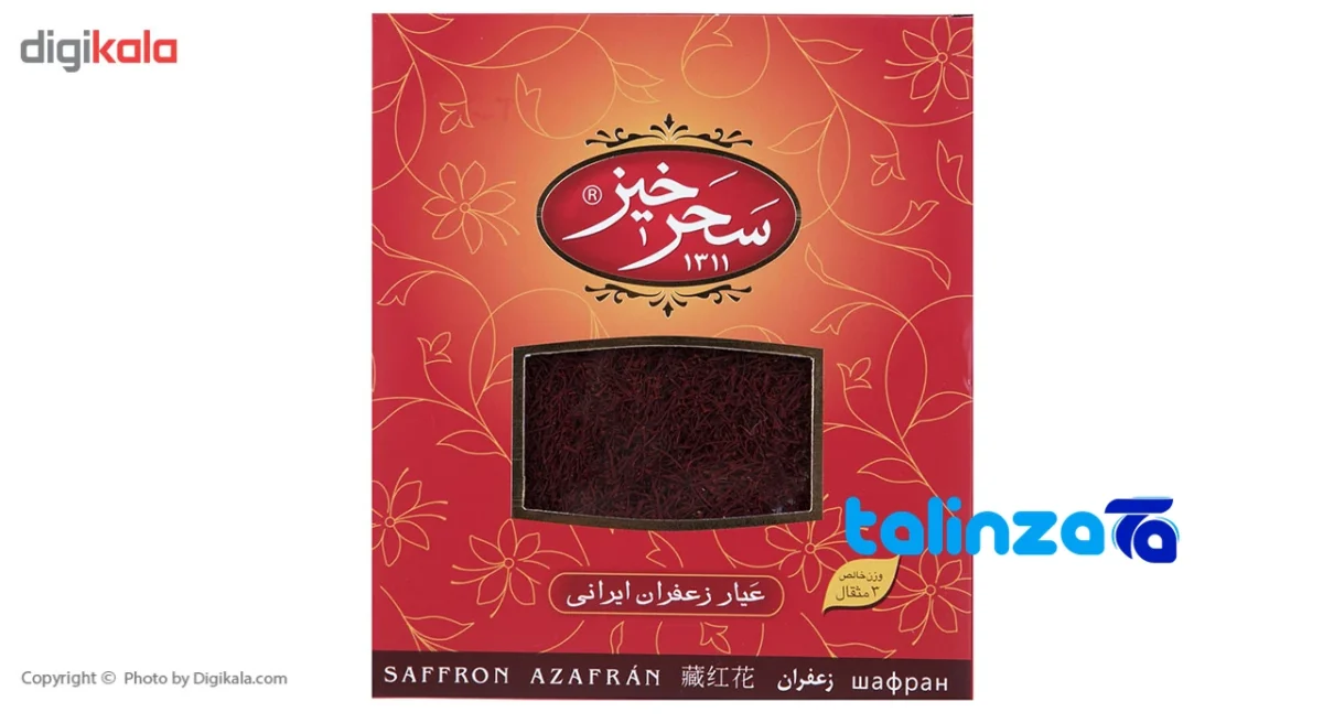Detail view of Saharkhiz Saffron Sargol Gift 17.2 × 5.2 × threads close-up and texture