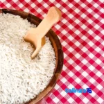 Packaging view of Parab Kenari Rice Tarom SecondCrop Organic Grade 1 bag seal and material