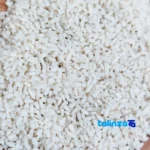Packaging view of Etemad Khub Hashemi Semi-broken Rice From Lahijan Premium seal and bag finish