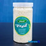 Packaging view of MrRice Rice Shiroudi 100 percent bag seal and material