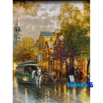 Edge view of Shanzelize Handwoven Carpet Tapestry Art border and finishing