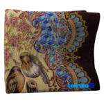 Detail view of Handmade Nature Animal Tapestry Art Design finish and material