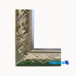 Edge view of Komeh Handwoven Carpet Wall Art Bird Design border and finishing