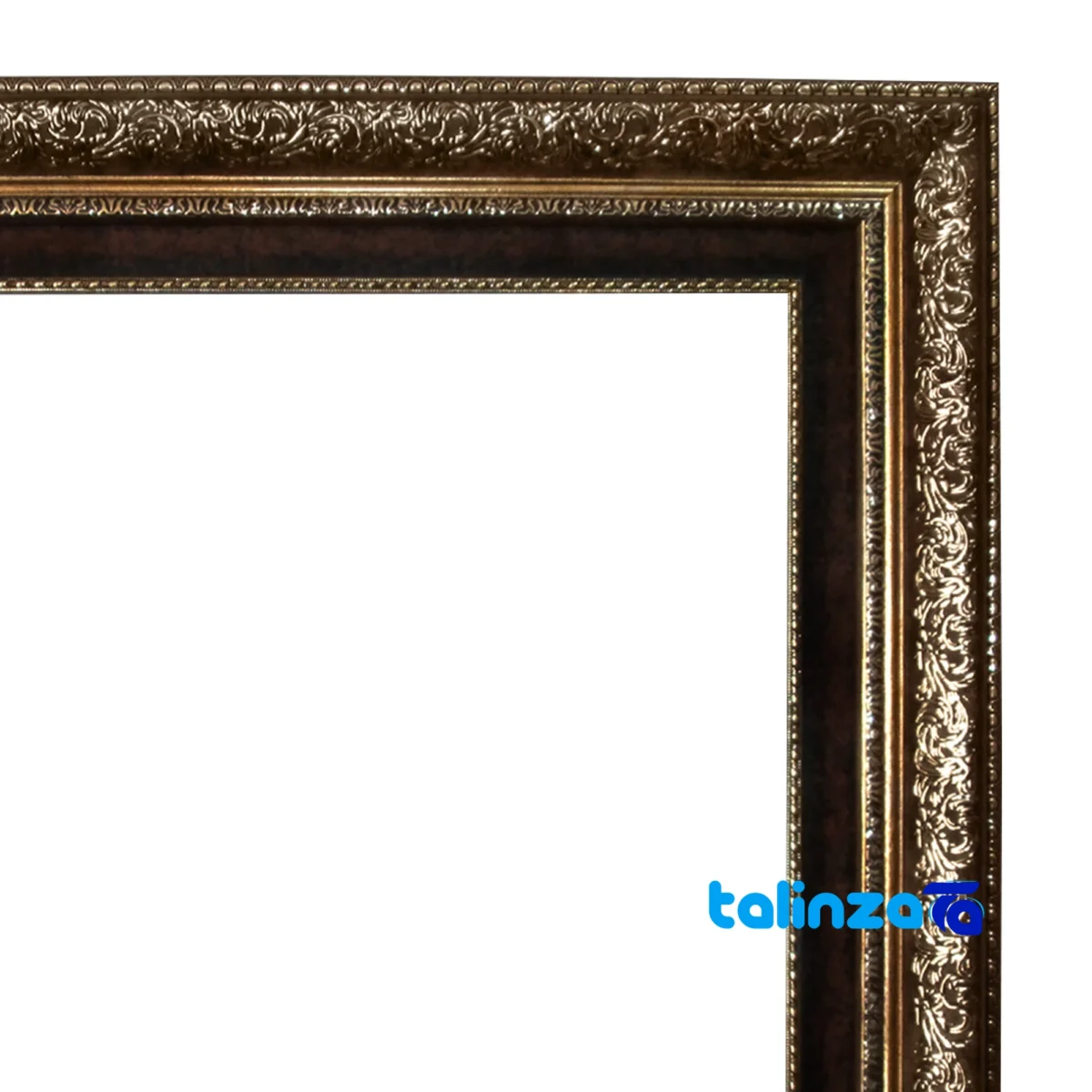 Edge view of Negar Razavi Machine-Woven Carpet Wall Art border and finishing