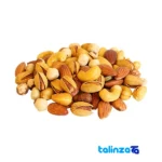 Detail view of Salted Four-Nut Mix 1000g Loose Bulk Bag from Tehran close-up mixed nuts