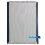 Edge view of Allah Calligraphy Wall Carpet Machine Made border and finishing
