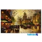 In-room view of Tabriz Handmade Carpet Wall Art 189 115 x 4 room styling and scale